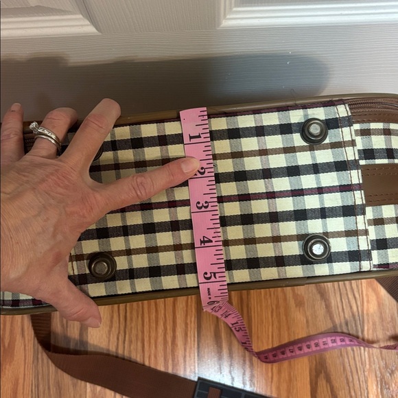 Coccinella Vintage Vanity Plaid Travel Bag - Picture 12 of 12